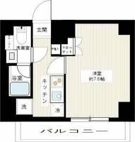 神奈川県横浜市鶴見区潮田町1(マンション)の賃貸物件の間取り