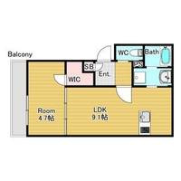 ジーメゾン枚方南中振の間取り