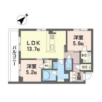 東京都世田谷区喜多見6(マンション)の賃貸物件の間取り