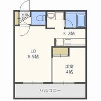 パラッツオ中の島の間取り