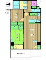 東京都板橋区赤塚4(マンション)の賃貸物件の間取り