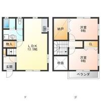 栃木県宇都宮市西一の沢町(一戸建)の賃貸物件の間取り