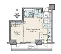パークコート乃木坂ザタワーの間取り