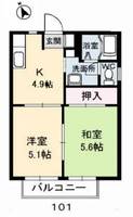 物件の間取り画像