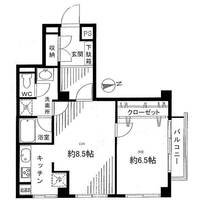 東京都新宿区下落合1(マンション)の賃貸物件の間取り