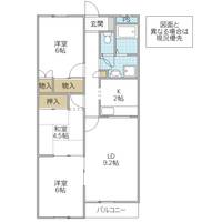 塙コーポの間取り