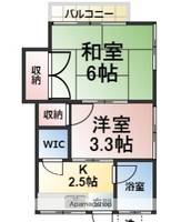 神奈川県横須賀市三春町5(アパート)の賃貸物件の間取り