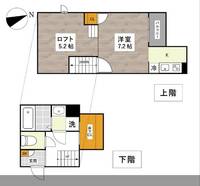 熊本市西区島崎2丁目の間取り