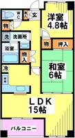 東京都世田谷区上祖師谷5(マンション)の賃貸物件の間取り