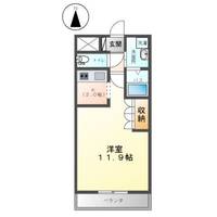 栃木県宇都宮市インターパーク2(アパート)の賃貸物件の間取り