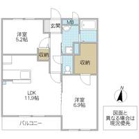 物件の間取り画像