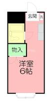 神奈川県厚木市田村町(マンション)の賃貸物件の間取り