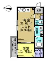 コンフォーティア蘇我の間取り