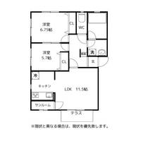 T-スクエア CDの間取り