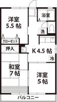 物件の間取り画像