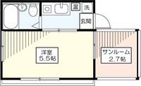 第一根岸ビルIIの間取り