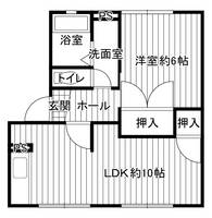 メゾンドール鍛冶ヶ谷Bの間取り