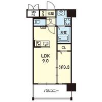 ドノーレ熊本駅東の間取り