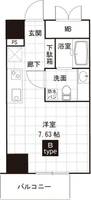 神奈川県川崎市高津区溝口3(マンション)の賃貸物件の間取り