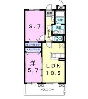 神奈川県川崎市高津区諏訪3(マンション)の賃貸物件の間取り