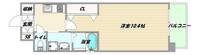 大阪府大阪市淀川区宮原1(マンション)の賃貸物件の間取り