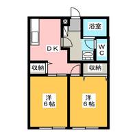 レジデンス草薙Aの間取り