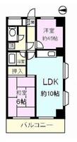 東京都中央区湊1(マンション)の賃貸物件の間取り