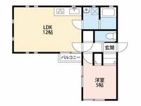 クレシア(B)の間取り