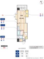 クロスステージ博多駅前の間取り