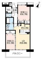 物件の間取り画像