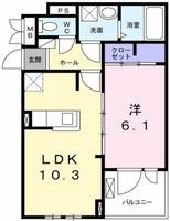 神奈川県相模原市南区新磯野3(アパート)の賃貸物件の間取り