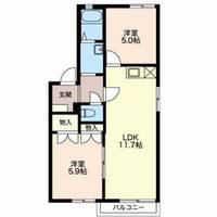 物件の間取り画像