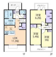 物件の間取り画像