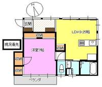 長野県上田市中央2(アパート)の賃貸物件の間取り