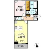 エクシブ前橋の間取り