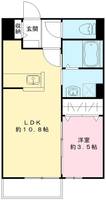 プルミエール野澤 Eの間取り