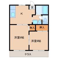 ディアスゴトウ B棟の間取り