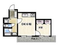 神奈川県横浜市南区大岡1(マンション)の賃貸物件の間取り
