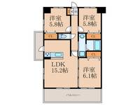 DAZZLE霧ヶ丘の間取り