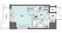 東京都中央区日本橋蛎殻町1(マンション)の賃貸物件の間取り