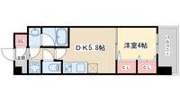 大阪府吹田市南吹田5(マンション)の賃貸物件の間取り