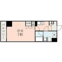 熊本県熊本市中央区草葉町(マンション)の賃貸物件の間取り