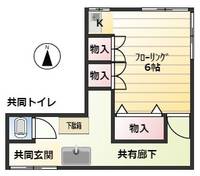 タカラ荘の間取り