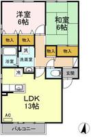 アメニティハイム兵庫南の間取り