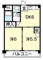 コーポ二丈の間取り