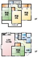 千葉県東金市幸田(一戸建)の賃貸物件の間取り