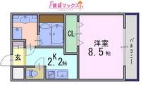 奈良県橿原市内膳町3(マンション)の賃貸物件の間取り