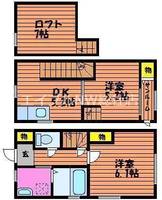 岡山県倉敷市中畝5(一戸建)の賃貸物件の間取り