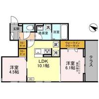 埼玉県春日部市備後東1(アパート)の賃貸物件の間取り