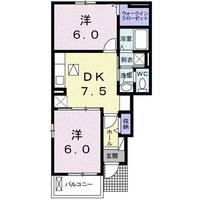 山口県下関市大字小月町(アパート)の賃貸物件の間取り